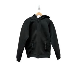Alexander Wang x H&M Scuba Zip Hoodie Jacket Black Men’s Size Large